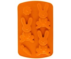 Orion Silikoninė forma sausainiams ir šokolade, ruda kiškio forma, 21x13x2cm