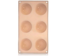 Orion Silikoninė Kepimo Forma 28x16,5 cm Pusiau Sferinė Bežinė