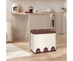 SONGMICS šiukšliadėžė virtuvė, 3 x 8 l, mažos talpos