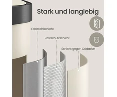 Songmics Šiukšliadėžė 50 l