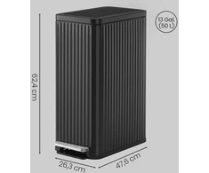 Songmics Šiukšliadėžė 50 l
