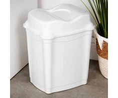Plastikinis konteineris 9 l baltas - švarai namuose