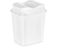Plastikinis konteineris 9 l baltas - švarai namuose