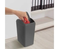 Orion Plastikinis šiukšlių kibiras 5 L Šviesiai pilkas