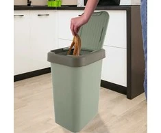Orion Plastikinė Šiukšlių Dėžė 25 l Žalia - Patogi Talpa