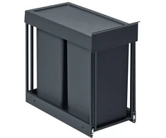 Šiukšlių dėžė 2 x 15 l
