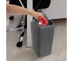Orion plastikinis šiukšlių kibiras 10 l pilkas