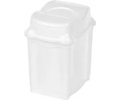 Stefanplast Plastikinė šiukšliadėžė 5 l - Balta - Universalus