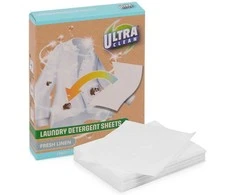 Ultra Clean Skalbyklos lapeliai 20 vnt. - visiškai tirpūs vandenyje