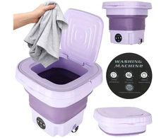 Skalbimo mašina 8 l violetinė