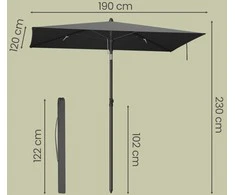 Skėtis 190 x 120 cm