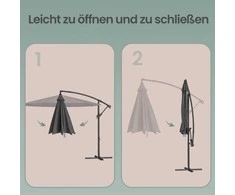 Songmics Skėtis 350 cm