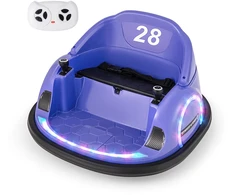 Smūginis automobilis 12 V violetinis