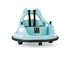 Smūginis automobilis mėlynas