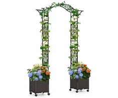 Sodo arka su 2 vazonais 207 x 250 cm