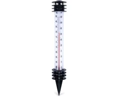 ProGarden Lauko termometras 23 cm - baltas, montuojamas ant žemės