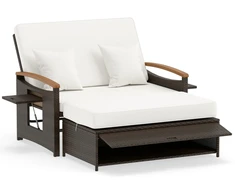 Sofa ir pufas balta