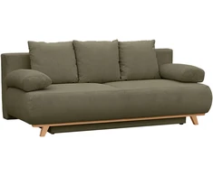 Sofa-lova su patalynės dėže ir „Nosag“ spyruoklėmis, tamsiai žalia, 188 × 100 × 84 cm