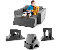 Sofa Pilka/Rožinė 8 vnt.