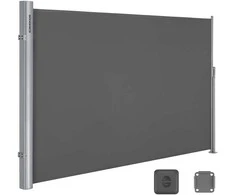 Songmics Šoninis tentas 200 x 350 cm antracito spalvos