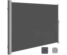 Songmics Šoninis tentas 200 x 350 cm antracito spalvos