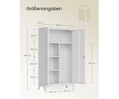 Songmics Spinta 80 x 40 x 165 cm