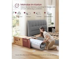 Lova Songmics Spyruoklinis čiužinys 200 x 90 x 25 cm