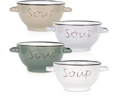 Siaki Collection Siaki Kolekcija Keraminius Pjaustinės Dubenėlius 600 ml 4 vnt.