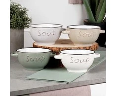 Siaki Collection Siaki Kolekcija Keraminius Pjaustinės Dubenėlius 600 ml 4 vnt.