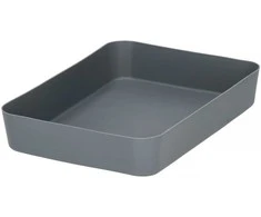 Stalčiaus dėklas Springos 26x18 cm, pilkas