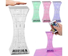 Stalinė LED RGB stalinė lempa su pultu, 18 cm