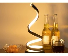 Stalinis spiralinis LED šviestuvas, 3 šviesos spalvos, USB