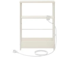 Songmics Staliukas 18 x 45 x 58 cm, 3 lygiai, baltas