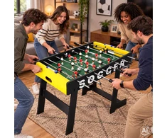Stalo futbolo stalas, sulankstomas, 22 figūrėlės, 120 × 80 × 60,5 cm