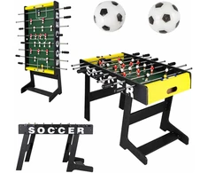 Stalo futbolo stalas, sulankstomas, 22 figūrėlės, 120 × 80 × 60,5 cm