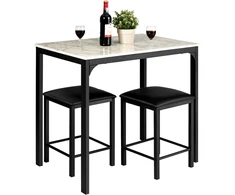Stalo komplektas 90 x 60 x 82 cm 3 vnt.