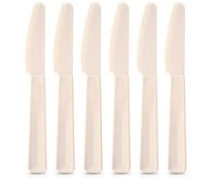 WMF Orion plastikiniai stalo peiliai Sandy 6 vnt. kreminiai