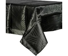 Excellent Houseware Stalo uždanga tamsiai žalia 220x150 cm, atspari dėmėms