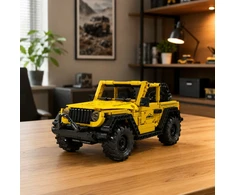 Lean Toys Statybinės kaladėlės Geltonos 746 vnt.