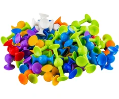 Lean Toys Statybiniai blokeliai spalvoti
