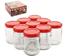 Orion Stiklainis su užsukamu dangteliu 60 ml, 9 vnt.