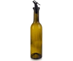 Stiklinis aliejaus ir acto butelis su dozatoriumi 380 ml
