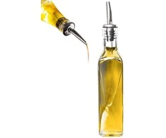 Orion stiklinis butelis aliejui/actui 250 ml su dozatoriumi