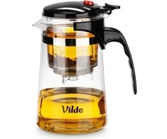 Stiklinis arbatinukas su filtru Vilde 680 ml