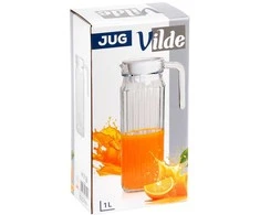 Stiklinis ąsotis Vilde su dangteliu 1 l