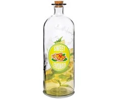Vilde Stiklinis limonado butelis 1 l su kamščiu