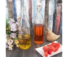 Excellent Houseware Orion Buteliukas stiklena 1 L su klipsem