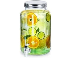 Stiklinis gėrimų dozatorius su čiaupu Vilde 6,2 l