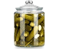 Stiklinis indas su dangčiu 6 l