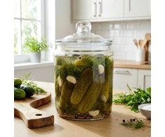 Stiklinis indas su dangčiu 6 l